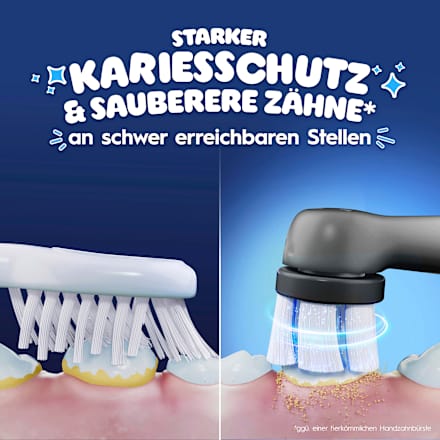 Kinder iO Spiderman Gentle Cleaning Borstelkoppen, vanaf 6 jaar, 2 stuks
