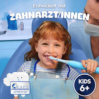 Kinder iO Stitch Gentle Cleaning Borstelkoppen, vanaf 6 jaar, 2 stuks