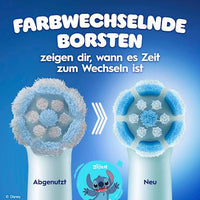 Kinder iO Stitch Gentle Cleaning Borstelkoppen, vanaf 6 jaar, 2 stuks