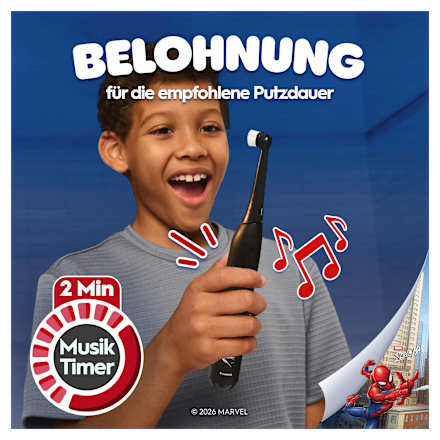 Elektrische tandenborstel iO Kids Spiderman met reisetui, vanaf 6 jaar, 1 st.