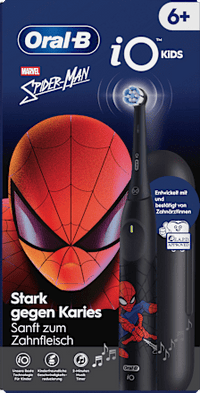 Elektrische tandenborstel iO Kids Spiderman met reisetui, vanaf 6 jaar, 1 st.