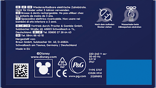 Elektrische tandenborstel kinderen iO Stitch met reisetui, vanaf 6 jaar, 1 st.