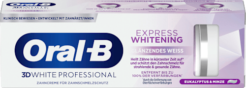 Tandpasta 3D White Professional Express Whitening glanzend wit, 75 ml