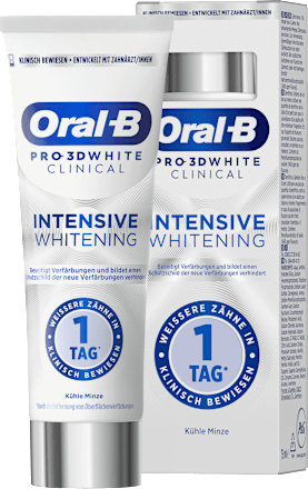 Tandpasta PRO 3D White Klinische Intensieve Whitening, 75 ml