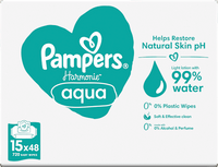 Harmonie Aqua vochtige doekjes (15x48 stuks), 720 stuks