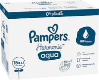 Harmonie Aqua vochtige doekjes (15x48 stuks), 720 stuks