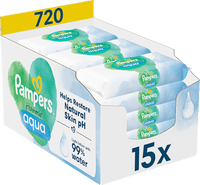 Harmonie Aqua vochtige doekjes (15x48 stuks), 720 stuks