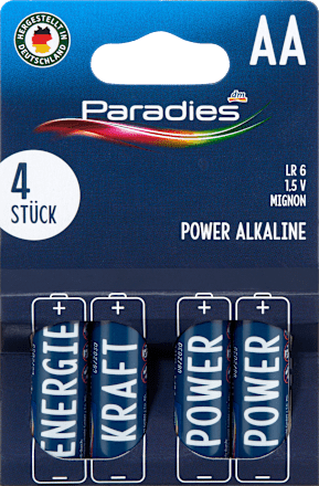 Batterijen Mignon AA, 4 stuks