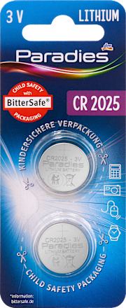 Knoopcel CR 2025, 2 stuks