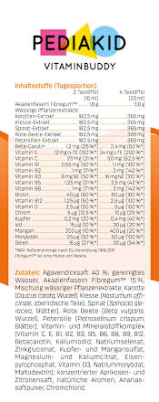 Vitaminbuddy 17 Vitaminen &amp; Sporenelementen, 125 ml