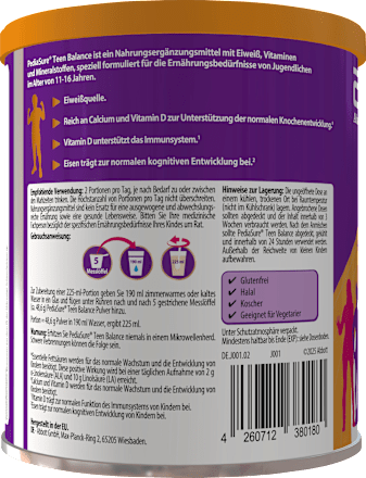Shake Teen Balance Vanille, 400 g