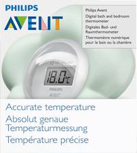 Babykamer- en badthermometer digitaal, 1 st.