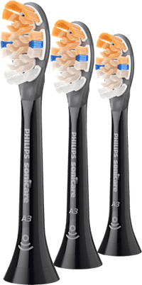 A3 Premium All-in-one opzetborstels, zwart, 3 stuks