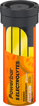 Bruistabletten, 5 elektrolyten, mango-passievrucht (10 tabletten), 42 g