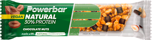 Proteïnereep 30% Natuurlijke Proteïne Chocolade Noten, veganistisch, 40 g