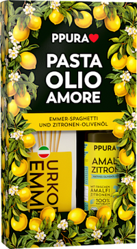 Geschenkset spaghetti + olijfolie 2-delig, 1 stuk