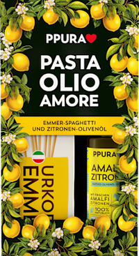 Geschenkset spaghetti + olijfolie 2-delig, 1 stuk