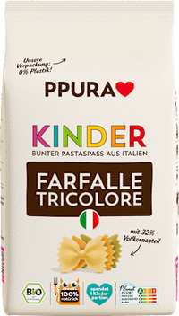 Pasta, Farfalle tricolore voor kinderen, 500 g