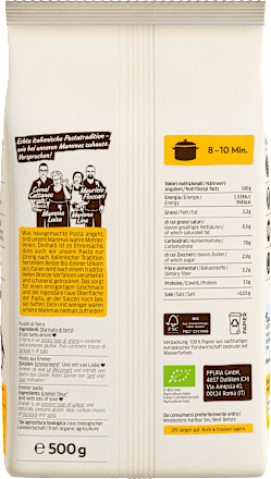 Pasta, fusilli uit emmer, 500 g