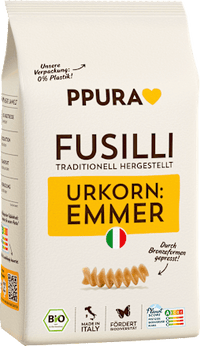Pasta, fusilli uit emmer, 500 g