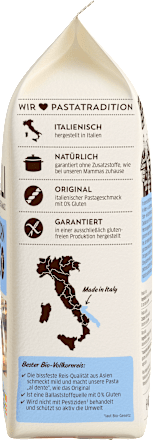 Pasta, fusilli van volkorenrijst, glutenvrij, 400 g