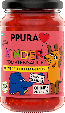 Tomatensaus met groenten voor kinderen, 340 g