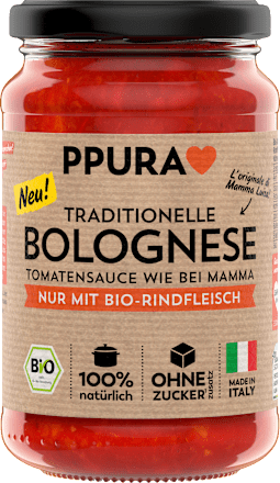 Tomatensaus, Bolognese met rundvlees, 340 g