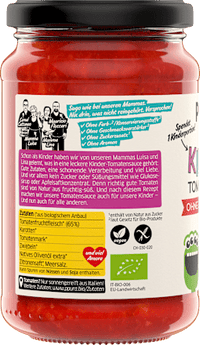 Tomatensaus, kinderen, 340 g