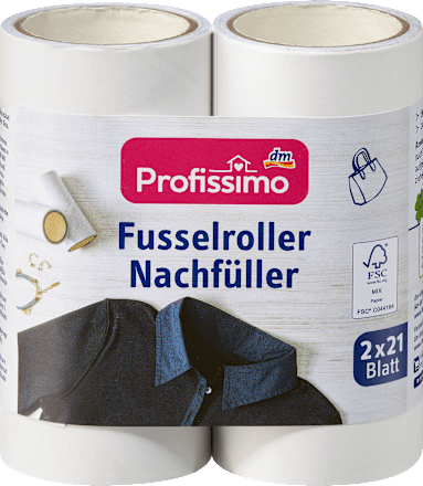 Navulverpakking voor pluizenroller, 2 stuks