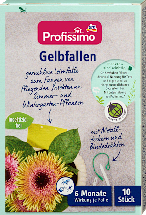 Gele vallen, 10 stuks