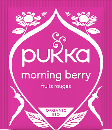 Kruidenthee "Morning Berry" met Hibiscus &amp; Zwarte Bes (20 theezakjes), 34 g