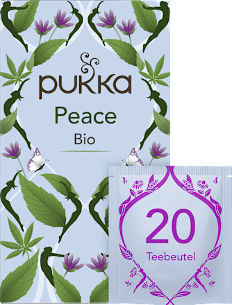 Kruidenthee "Peace" met groene munt, ashwagandha, hennepolie (20 theezakjes), 30 g