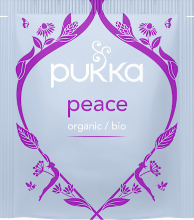 Kruidenthee "Peace" met groene munt, ashwagandha en hennepolie (20 theezakjes), 30 g