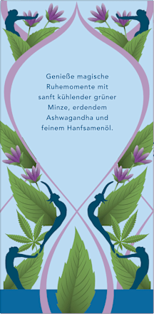 Kruidenthee "Peace" met groene munt, ashwagandha en hennepolie (20 theezakjes), 30 g