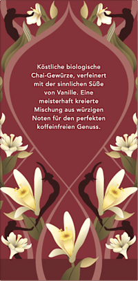 Kruidenthee "Vanilla Chai" met kaneel, gember &amp; vanille (20 theezakjes), 40 g