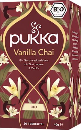 Kruidenthee "Vanilla Chai" met kaneel, gember &amp; vanille (20 theezakjes), 40 g