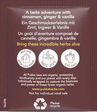 Kruidenthee "Vanilla Chai" met kaneel, gember &amp; vanille (20 theezakjes), 40 g