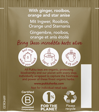 Kruidenthee "Winter Joy" met gember, rooibos, sinaasappel &amp; steranijs (20 theezakjes), 38 g