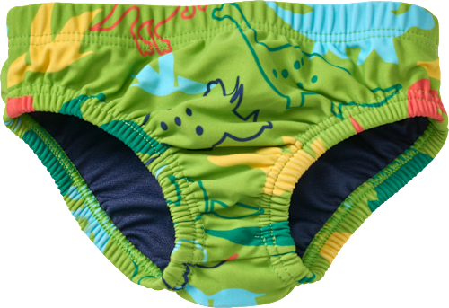 Schwimmwindel mit Dino-Muster, grün, Gr. 74/80, 1 St