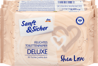 Shea Love Moist Toiletpapier (3x50 stuks), 150 stuks
