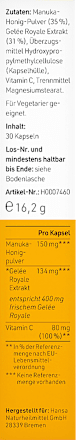 Gelée Royale Kapseln mit Manuka-Honig, 30 St