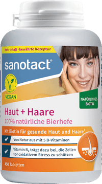 Huid + Haar Biergisttabletten 450 stuks, 220 g