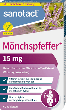 Monnikspeper tabletten 60 stuks, 43 g