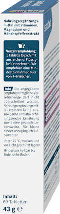 Monnikspeper tabletten 60 stuks, 43 g