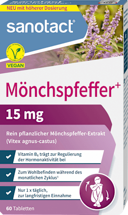 Monnikspeper tabletten 60 stuks, 43 g