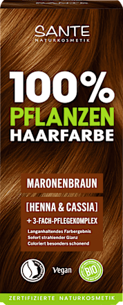 Kruidenhaarverf Kastanjebruin, 100 g
