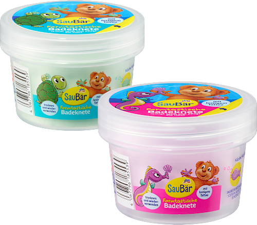 Kinderbadadditief Shapetastic Badklei met Tatoeage, 100 g
