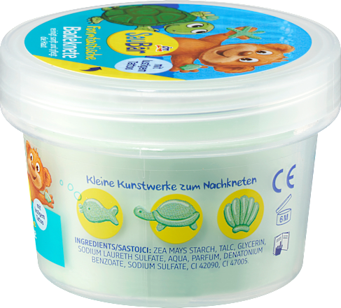 Kinderbadadditief Shapetastic Badklei met Tatoeage, 100 g