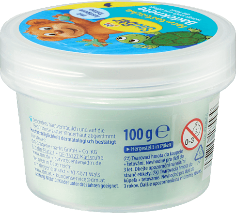 Kinderbadadditief Shapetastic Badklei met Tatoeage, 100 g