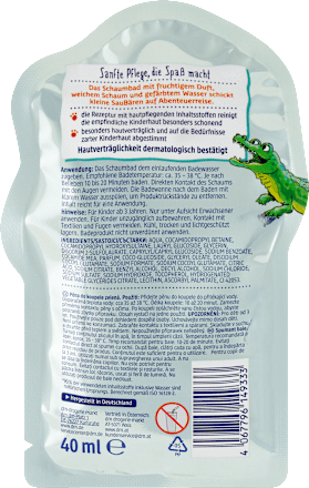 Schaumbad Krokotastisch, 40 ml